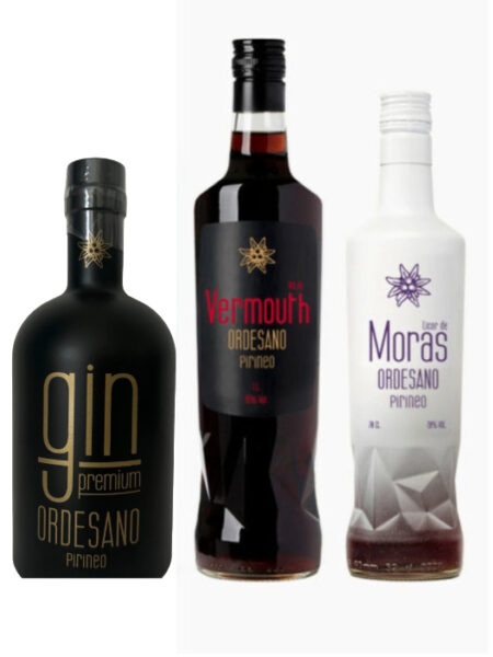 Gin + Licor de moras + Vermouth